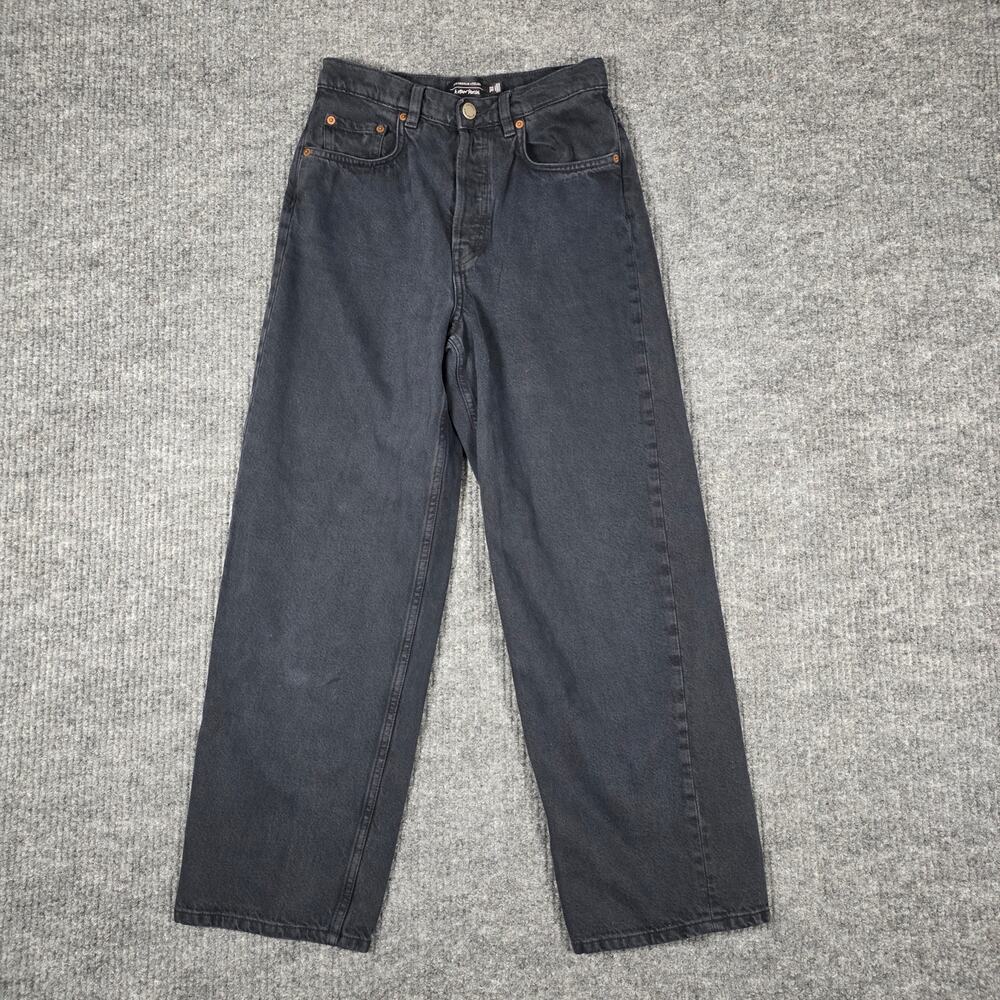 & Other Stories Black High Rise Straight Leg Jeans Size 27